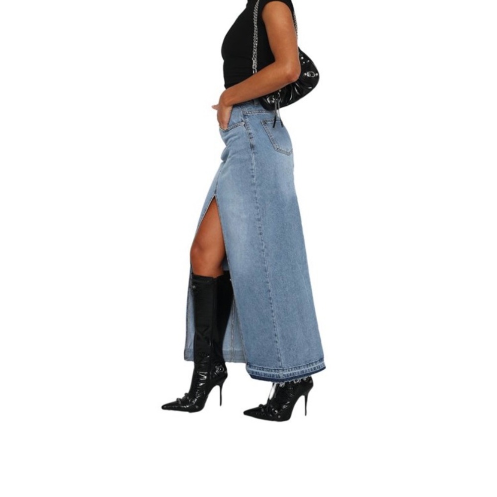💙 LIMITED EDITION DENIM MAXI SKIRT 💙 - Picture 16 of 16